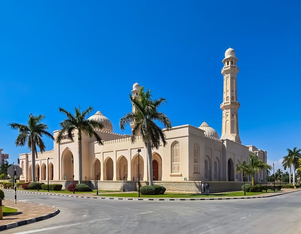 A Sultan Quaboos mecset, Salalah, Omán. Fotó: Máté Balázs